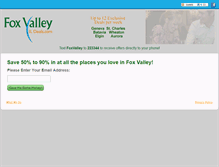 Tablet Screenshot of foxvalleyildeals.com